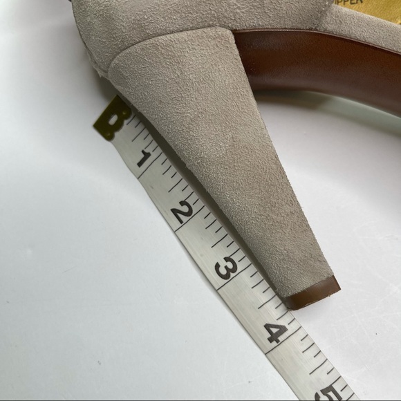 J. Crew Alecia Gray Suede Peep Toe Platform Pumps - Picture 10 of 11